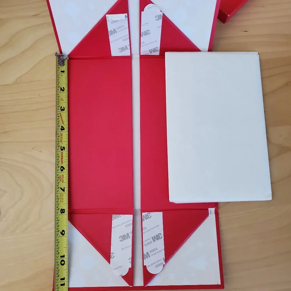 2019 Red Loccitane Gift Box Empty + 10 Gift Wrap Tissue Paper